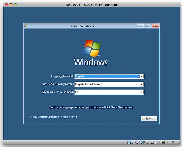 windows 7 virtualbox image for mac