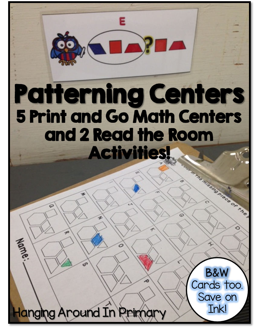 pattern shapes by the math learning center